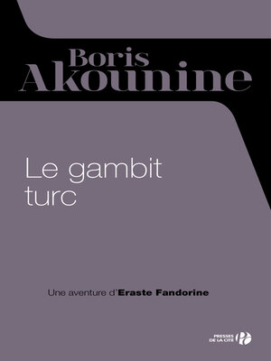 cover image of Le gambit turc